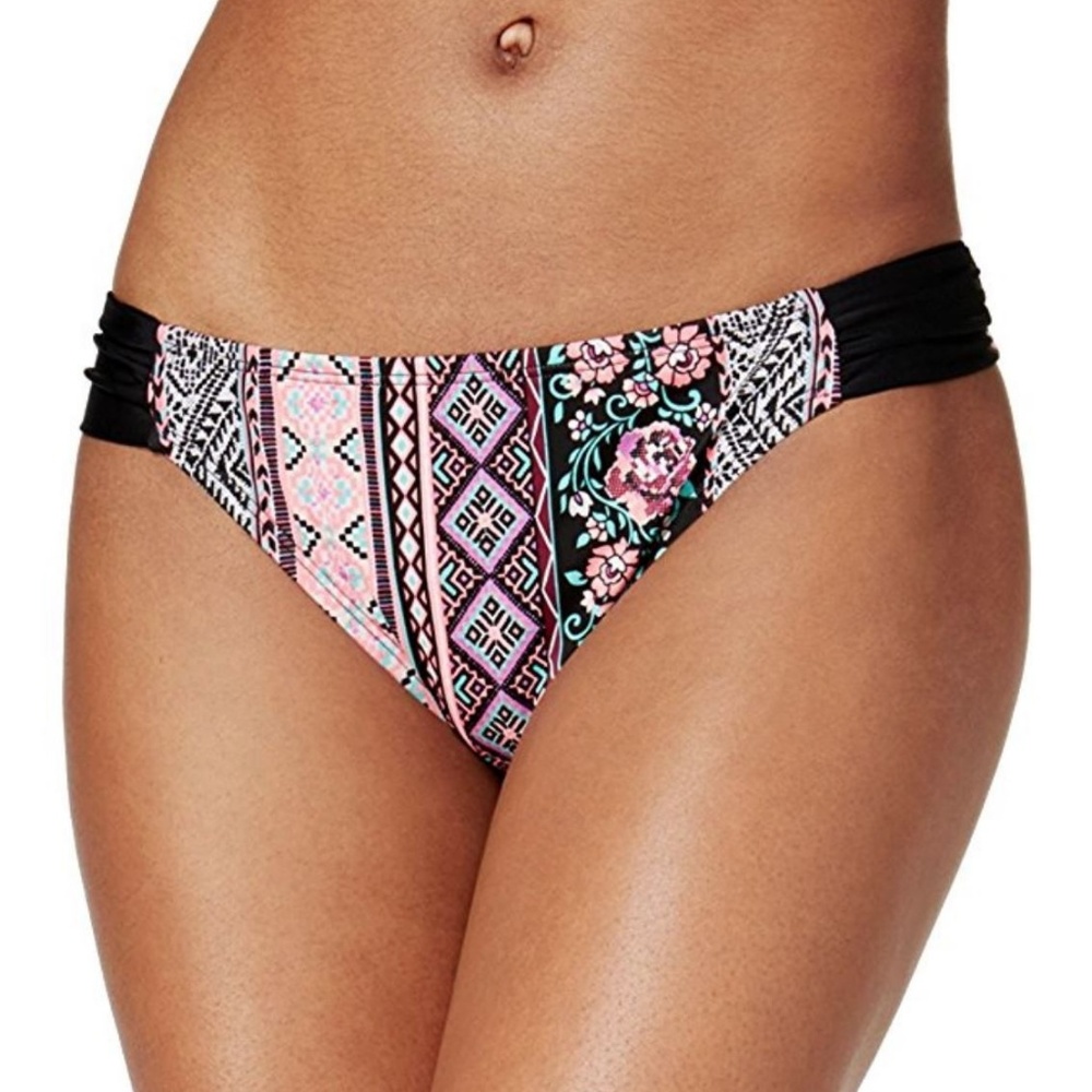 Hula Honey Bikini Bottom Purple Print Small - Picture 6 of 7